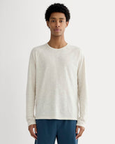 The Rec Long-Sleeve Crew | Heathered Oat