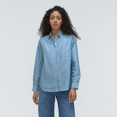 The Must-Have Oxford Shirt | Lapis Blue / Bright Jade / Optic White