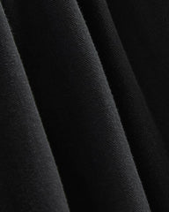 The Pleated Slip Dress in Butterlite | Black
