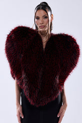 STAR CROSSED LOVER FAUX FUR VEST