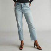 The Low-Rise Shortie Jean | Fog