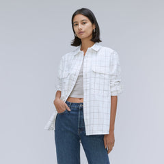 The Classic Cotton Flannel Shirt | Canvas Tan Plaid