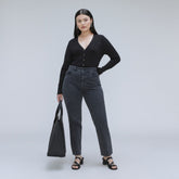 The '90s Cheeky Hourglass Jean | Washed Black | 26.5" Inseam