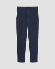 The Pleated Air Chino | Deep Navy