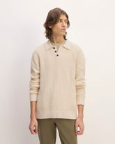 The Cotton Chunky Rib Polo | Canvas