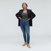 The Way-High® Hourglass Skinny Jean | Authentic Blue | 28.75" Inseam