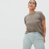 The Box-Cut Tee in Essential Cotton | Clay | Pocket