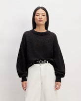 The Cocoon Crew in Alpaca | Heathered Black