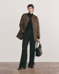 The Quilted Liner | Earth Brown