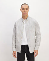 The Classic Oxford Shirt | Charcoal / White | Standard