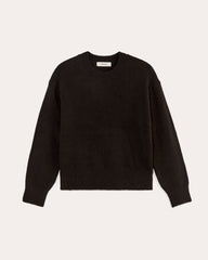 The Cocoon Crew in Plush Cotton | Black