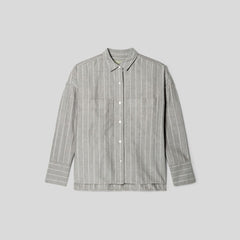The Boxy Oxford | Chocolate Brown / White
