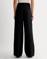 The Linen Way-High® Drape Pant | Black