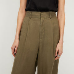 The Linen Way-High® Drape Pant | Kalamata