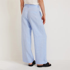 The Linen Way-High® Drape Pant | Light Blue