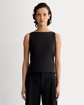 The Form Boatneck Tank | Black