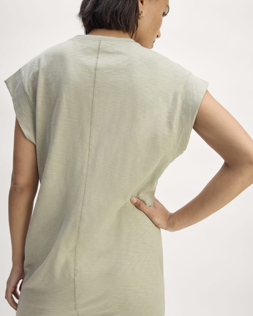 The Muscle Tee Midi Dress | Seagrass