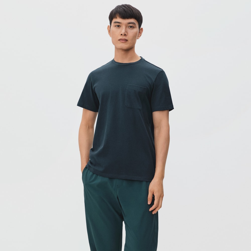 The Organic Cotton Pocket Tee | Deep Navy