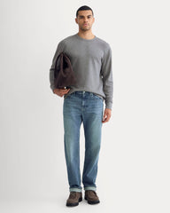 Thermal Crew in Cozy Waffle | Heathered Charcoal