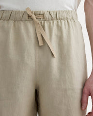 The Linen Easy Short | Trench Coat Khaki