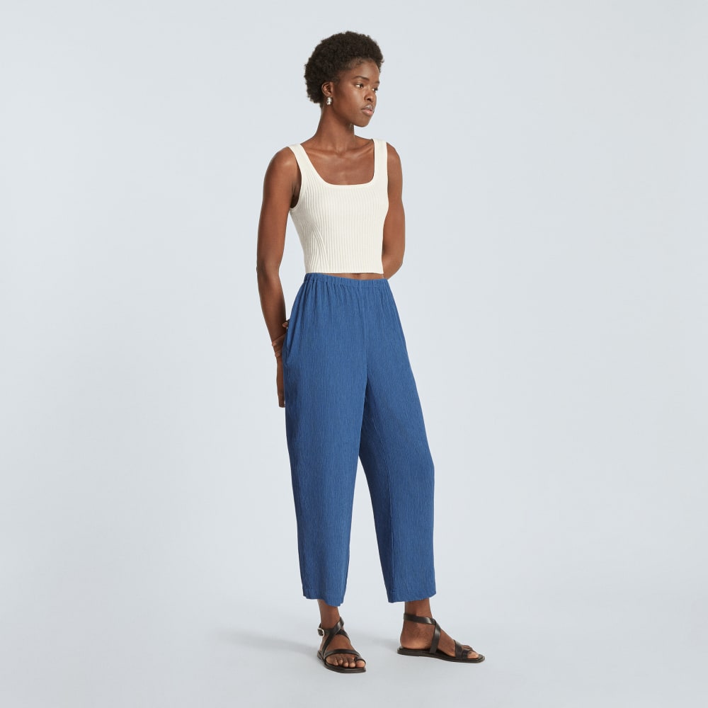 The Naia™ Ripple Pant | Deep Blue