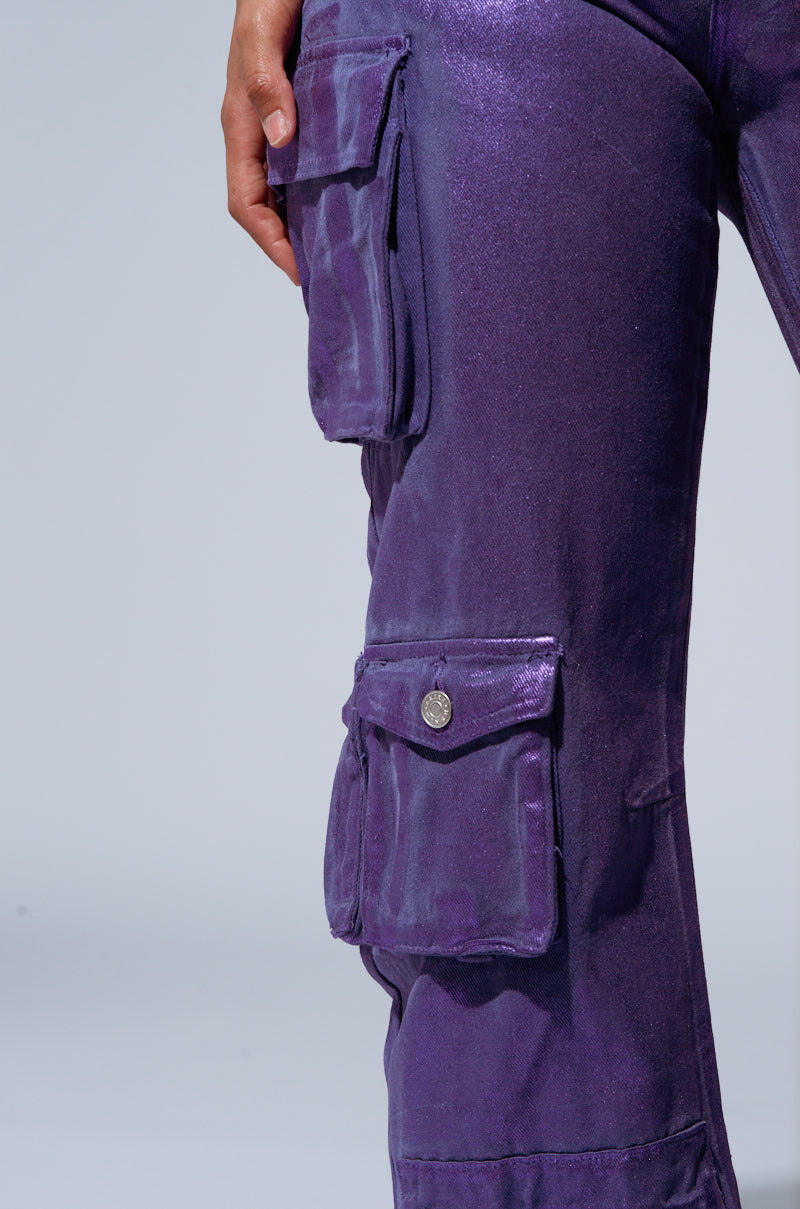 THE POWER OF LOVE DENIM CARGO PANT