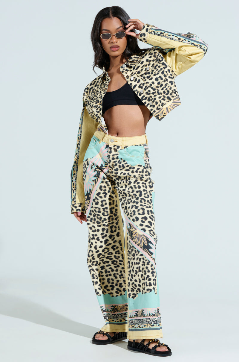 TRUST YOUR INSTINCTS WIDE LEG DENIM