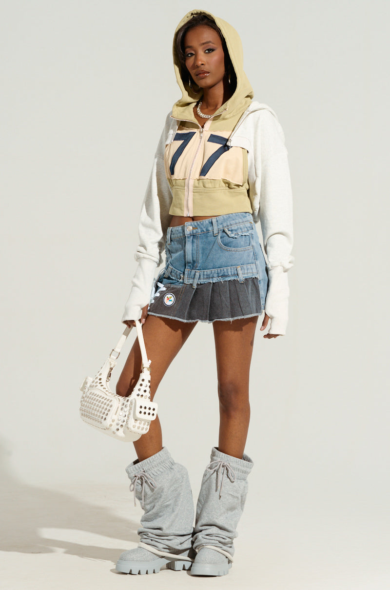 STEP-UP MINI SKIRT