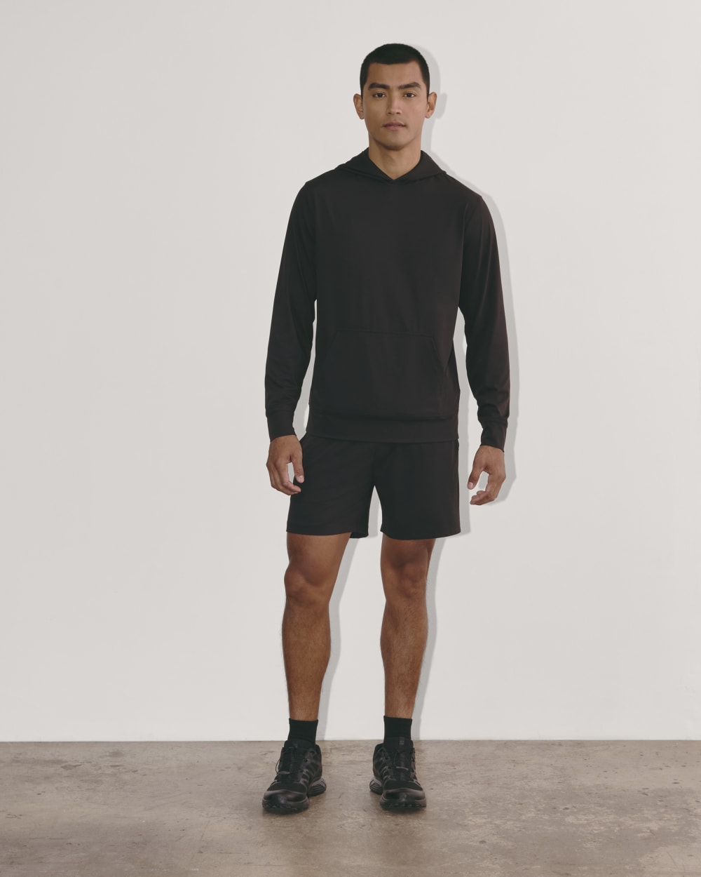 The Off-Duty Tech Hoodie | Black