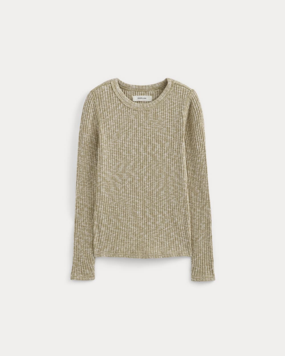 The Cozy Rib Long-Sleeve Tee | Cornstalk / Bone Twist
