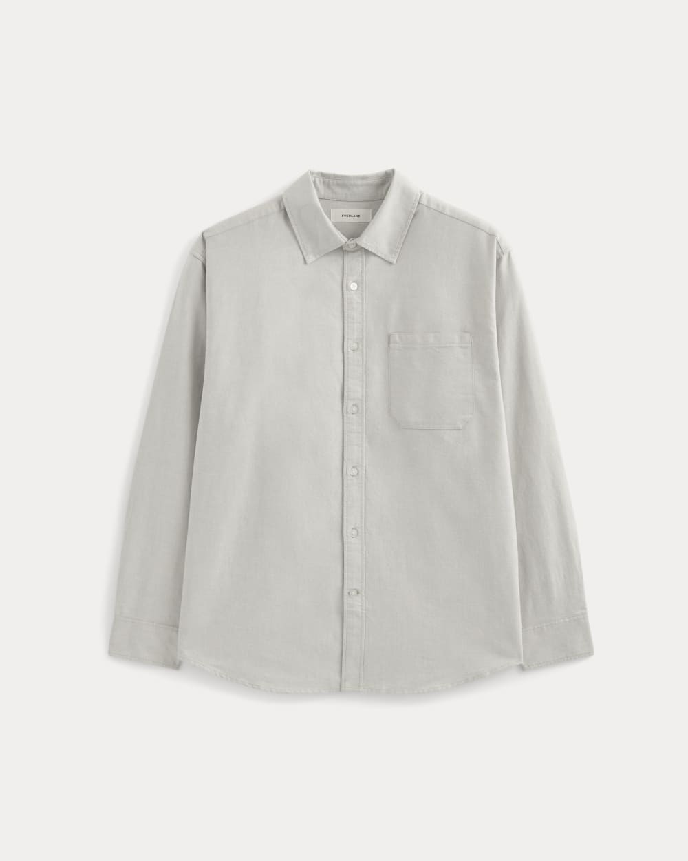 Oversized Oxford Shirt | Grey