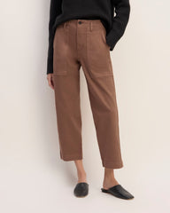 The Organic Utility Pant | Carob Brown