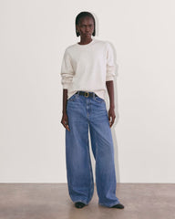 The Cocoon Crew in Plush Cotton | Heathered Oat