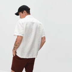 The Resort Shirt in Linen | White