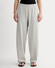 The Off-Duty Barrel Pant | Pale Heather Grey