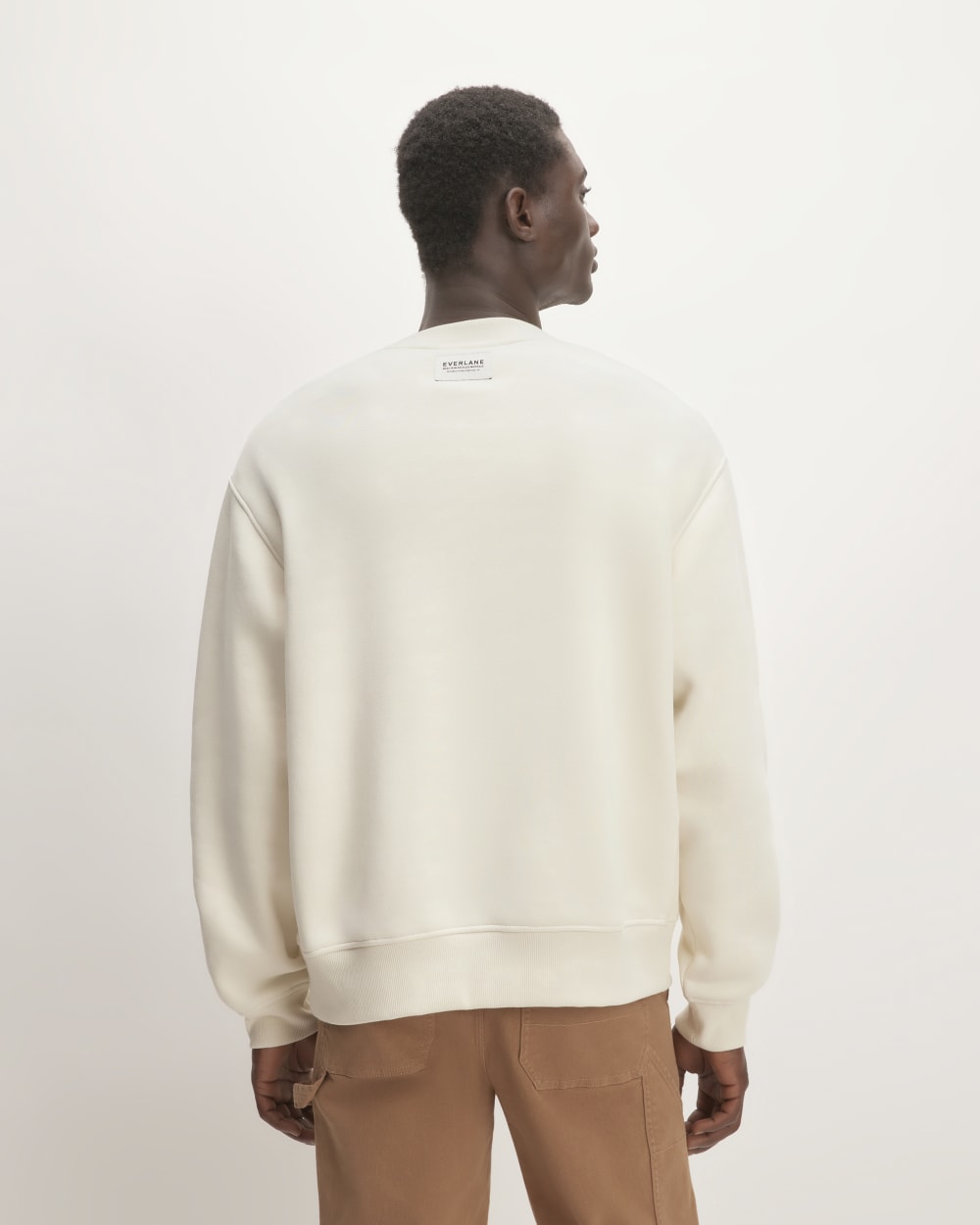 The ReTrack Crewneck Sweatshirt | Bone