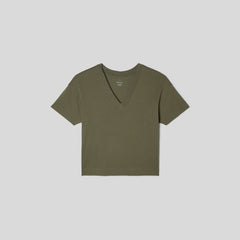 The Organic Cotton Slouchy V-Neck | Kalamata