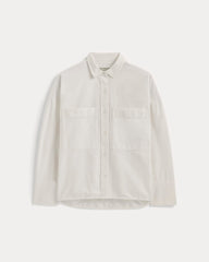 The Boxy Oxford | White