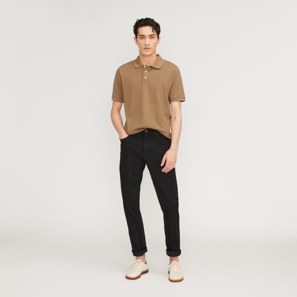 The Pique Polo | Toasted Coconut