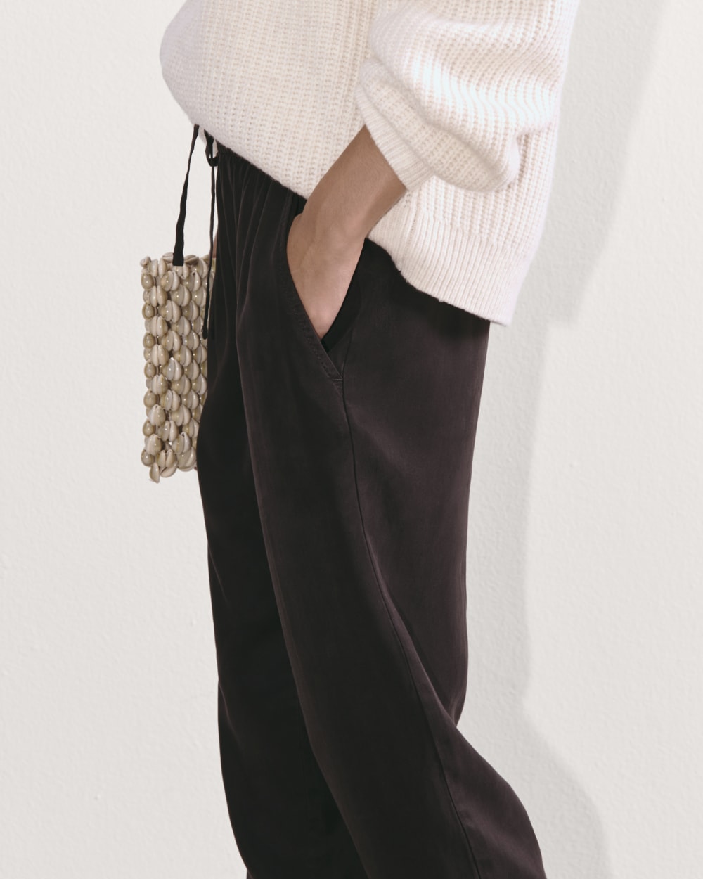 The Tapered Pant in Butterlite | Black