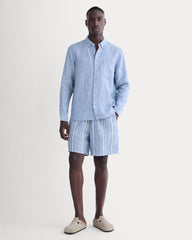 The Classic Shirt in Linen | Chambray