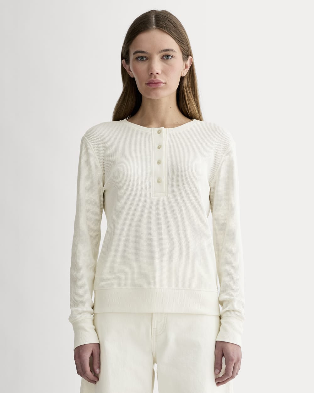 The Waffle Henley | Bone