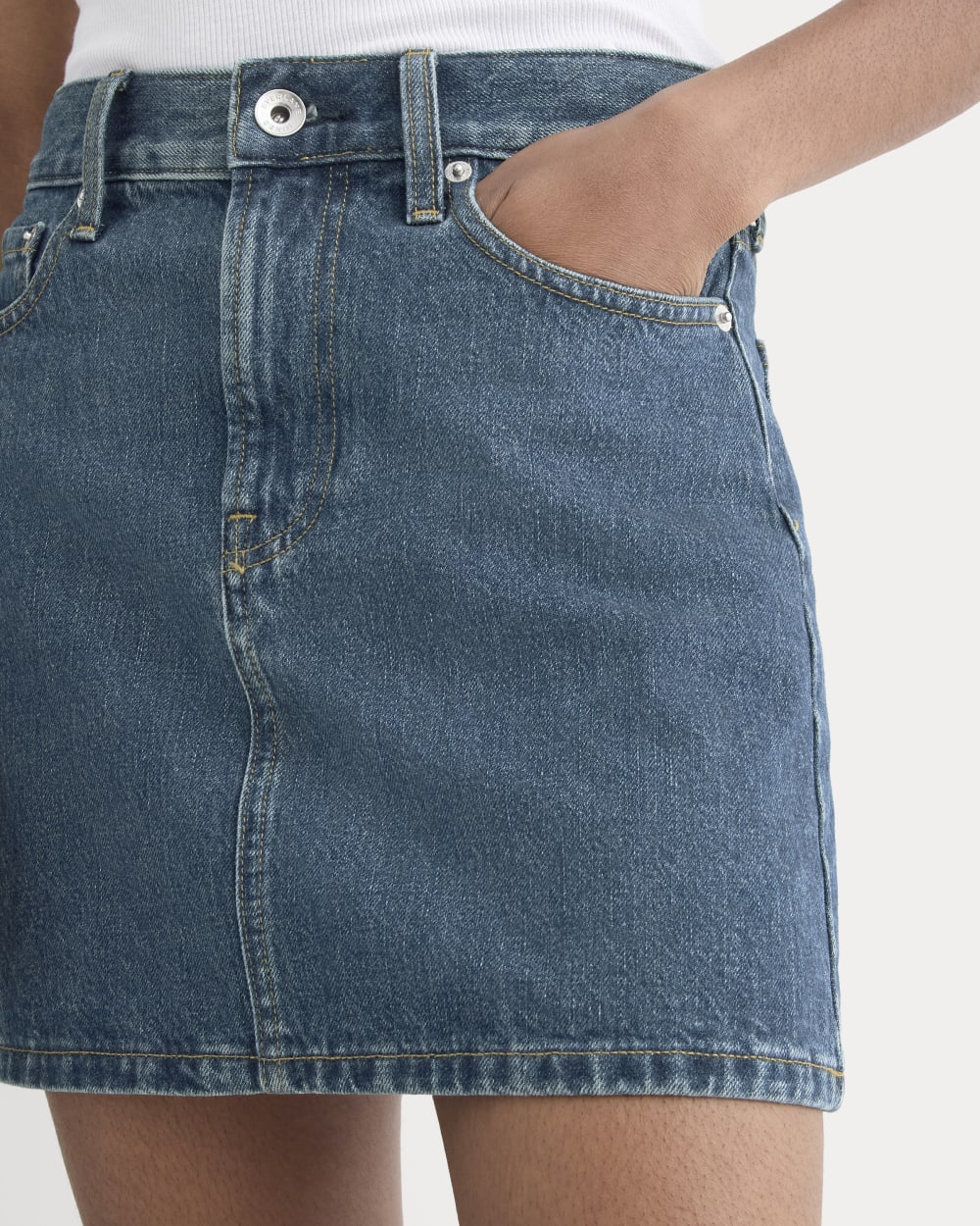 The Denim Mini Skirt | Deep Atlantic