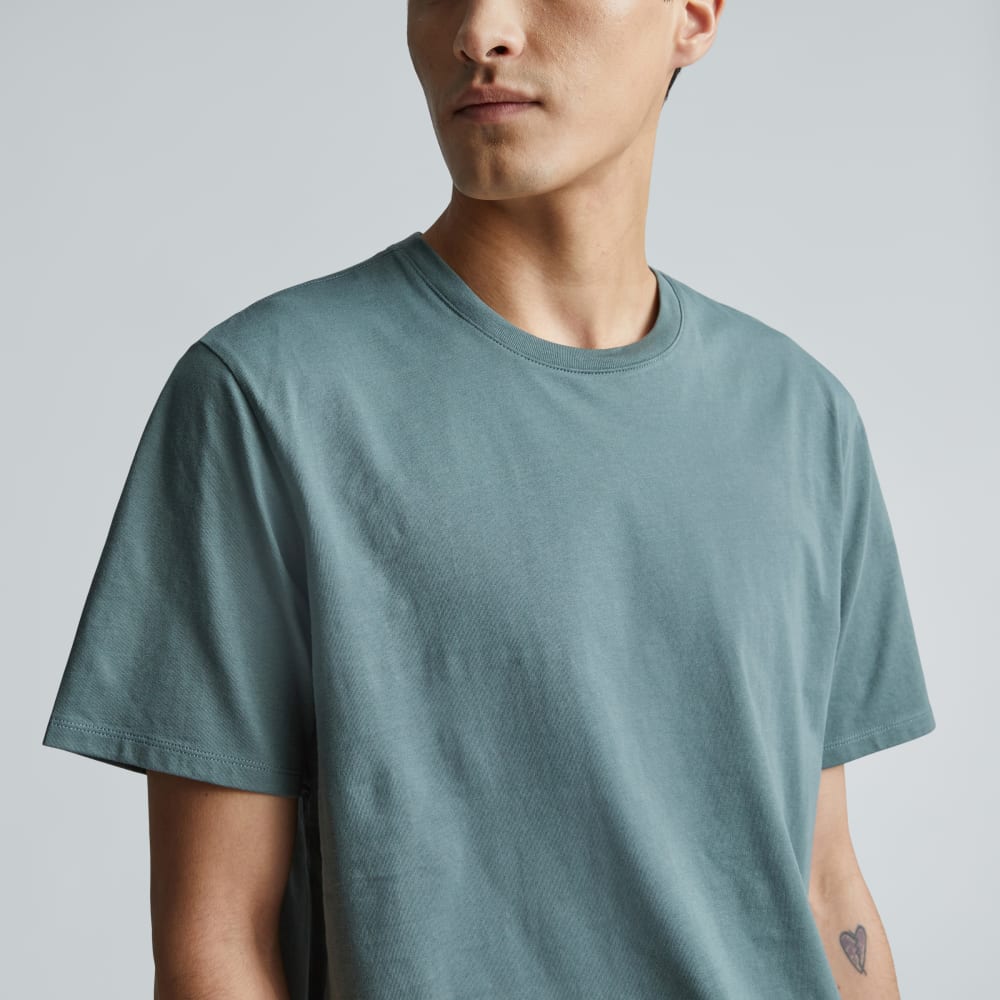 The Organic Cotton Crew | Green Balsam