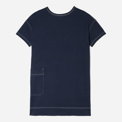The Oversized Mariner Dress |  Navy / White