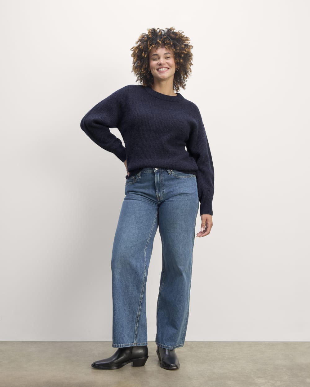 The Cocoon Crew in Alpaca | Navy
