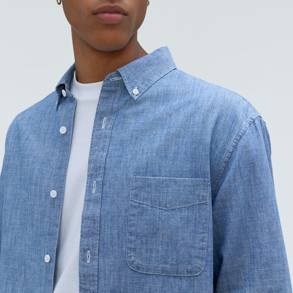 The Relaxed Organic Chambray Shirt  | Ivy Blue ReChambray
