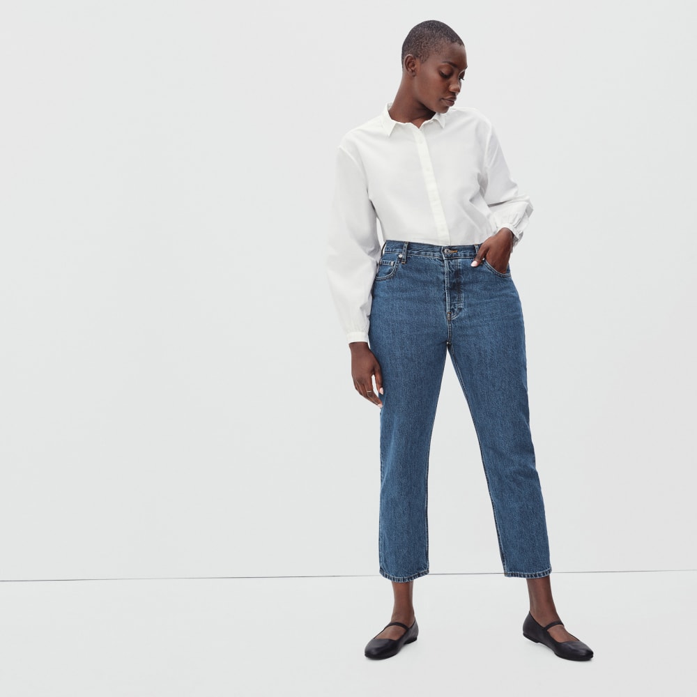 The '90s Cheeky Hourglass Jean | Medium Blue Wash | 28.5" Inseam