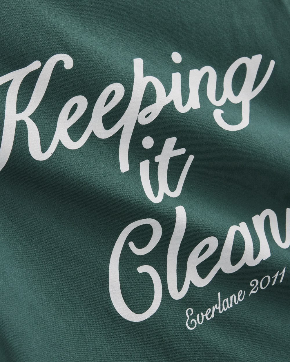 Script Logo Tee | Glazed Green
