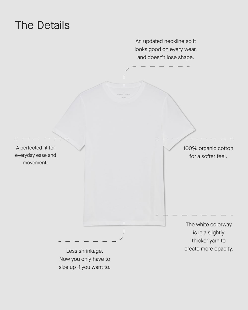 The Essential Organic Crew | White